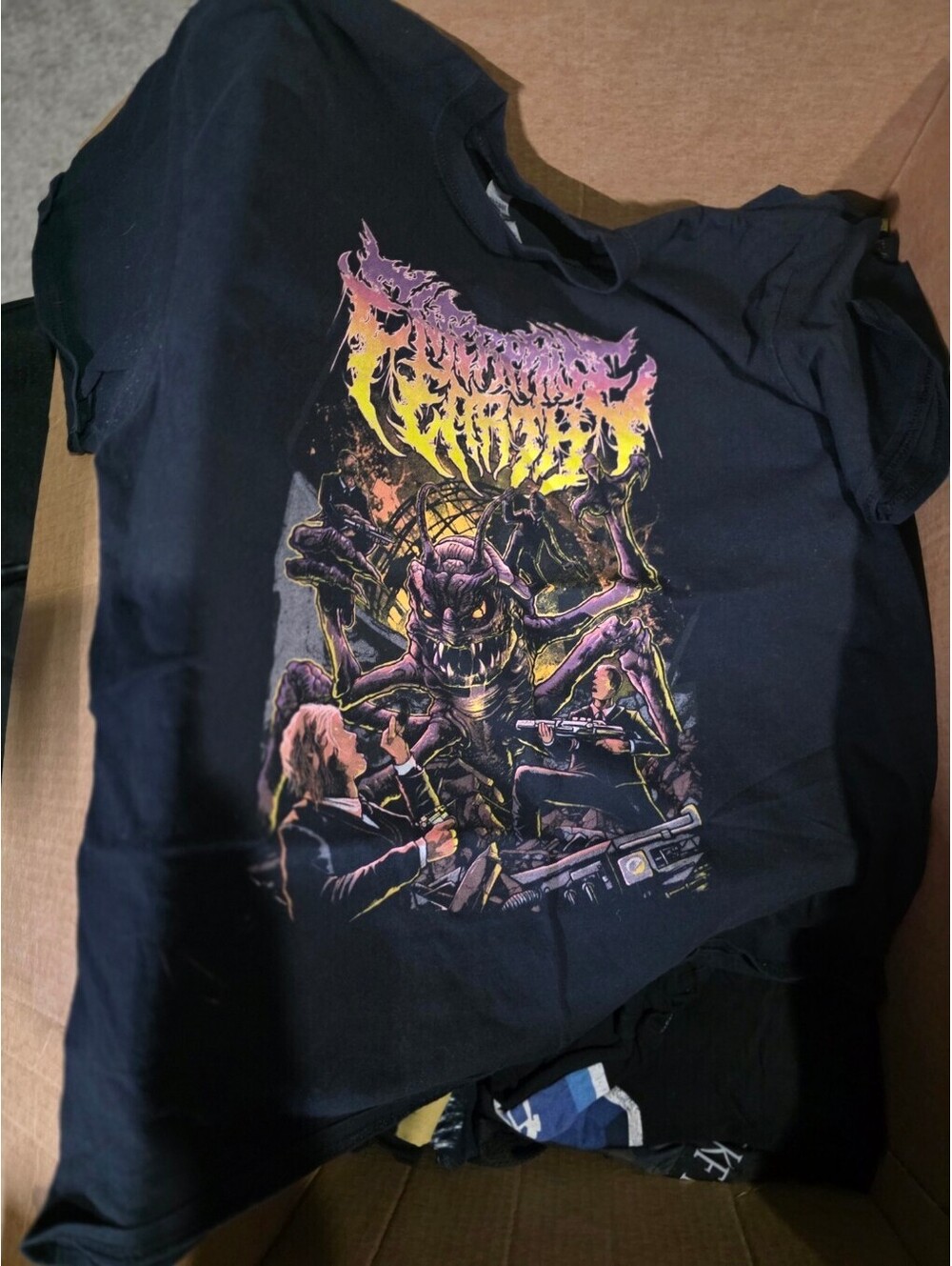 Enterprise Earth Men in Black themed shirt Size XL